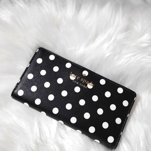 Kate Spade Staci dot dot printed bifold wallet